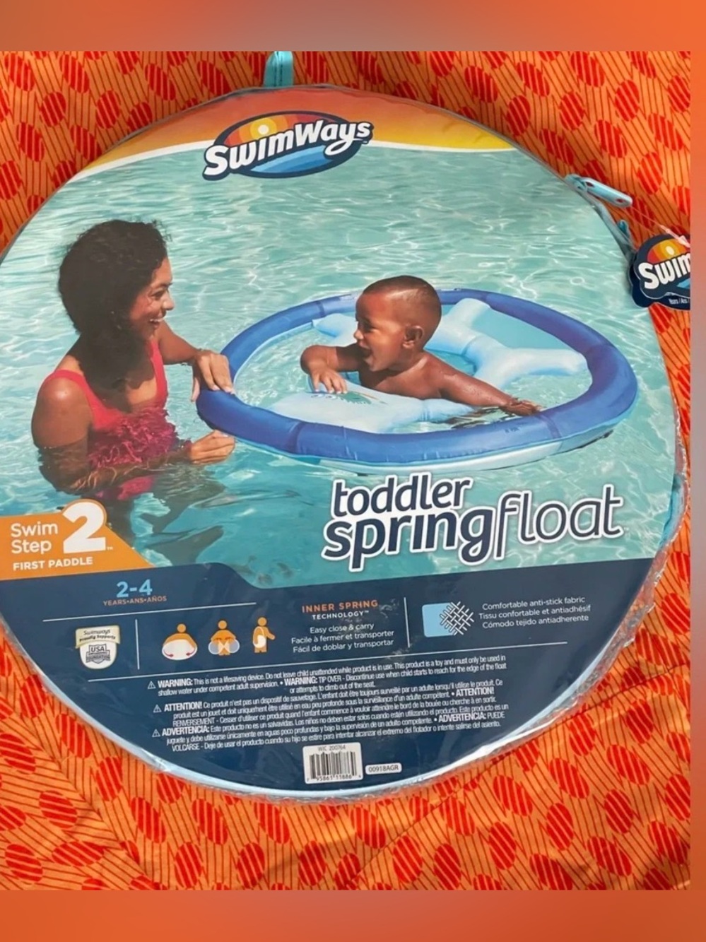 SwimWays Toddler Spring Float for Swimming Pool